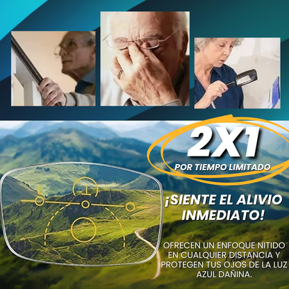 Lentes Multifocales Para Hombres | Compra 1 Recibe 1 Gratis