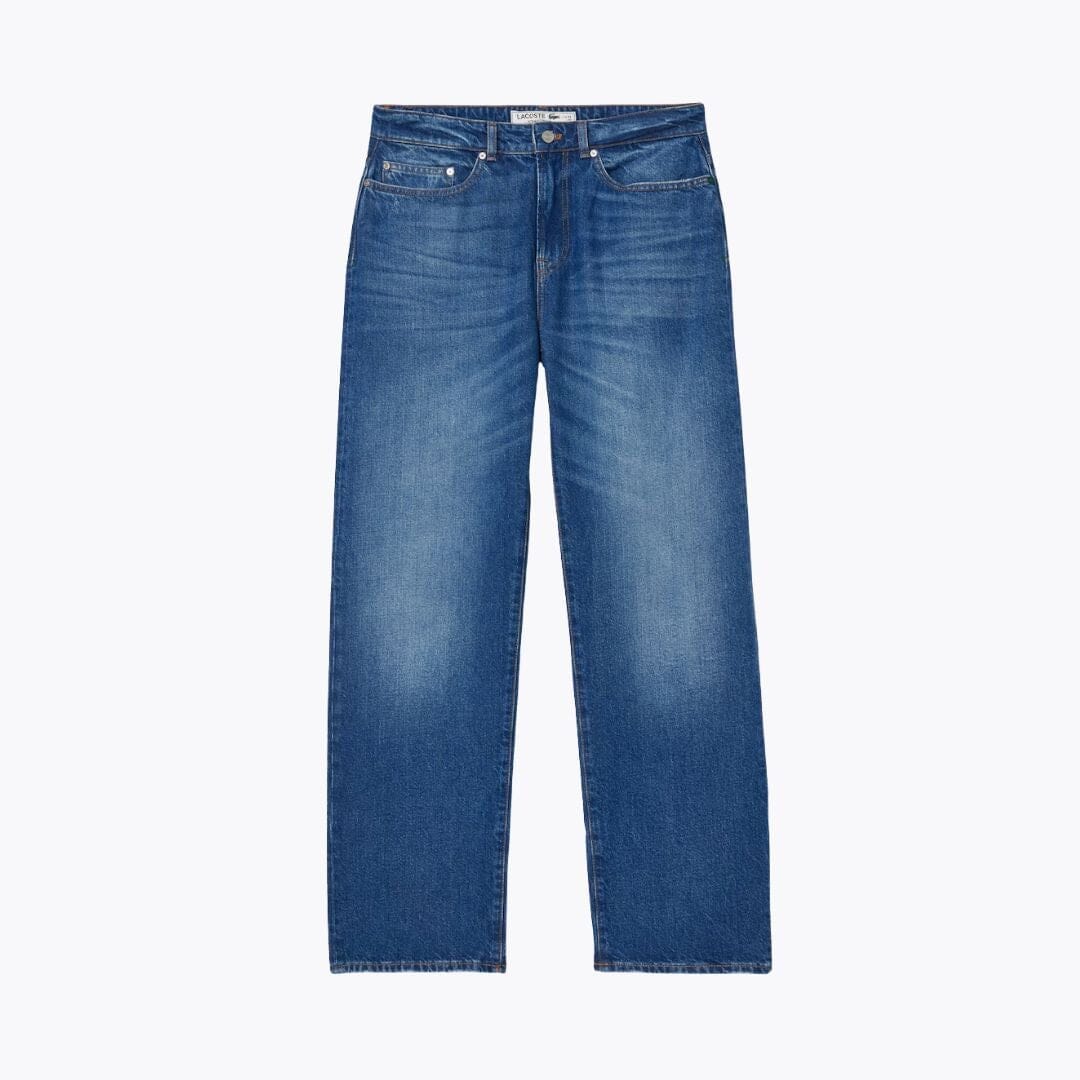 Lacoste 5 Pocket Straight Cut Jeans LS Denim Blue S