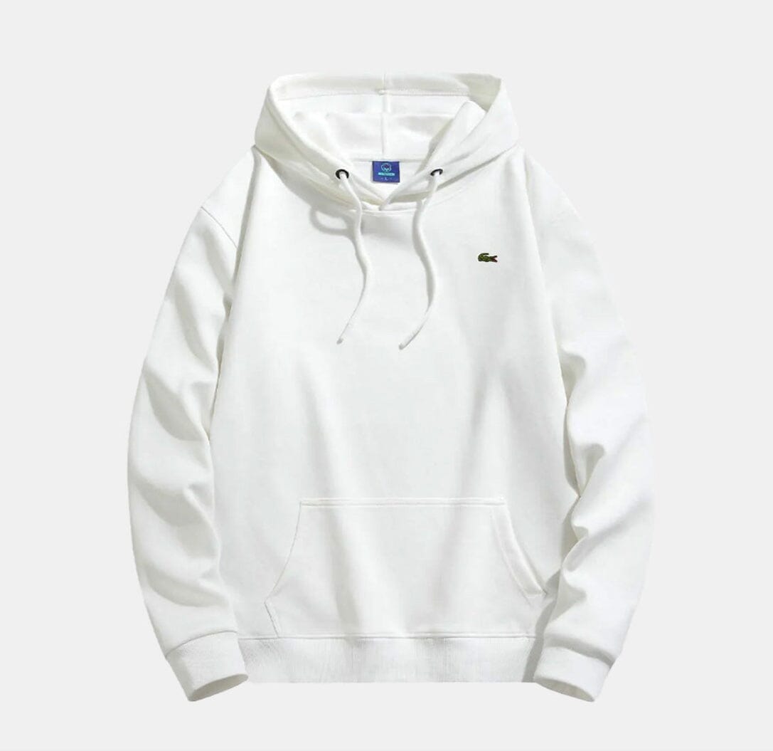 Lacoste Classic Hoodie LS White S