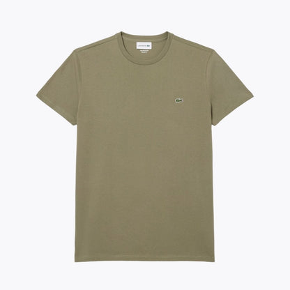 Lacoste Cotton Pima T-Shirt LS Khaki Green S