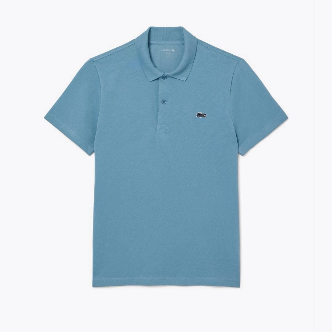 Lacoste Regular Fit Cotton Blend Polo Shirt LS Blue S