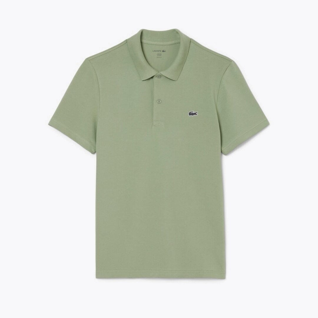 Lacoste Regular Fit Cotton Blend Polo Shirt LS Green S