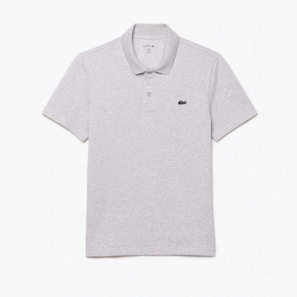 Lacoste Regular Fit Cotton Blend Polo Shirt LS Grey S