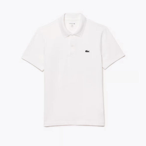 Lacoste Regular Fit Cotton Blend Polo Shirt LS White S