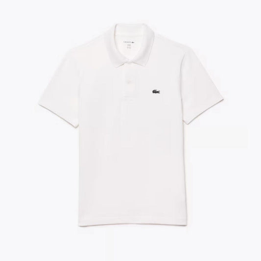 Lacoste Regular Fit Cotton Blend Polo Shirt LS White S