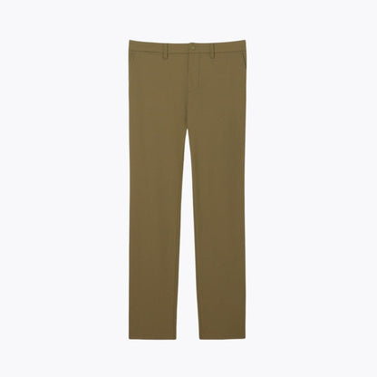 Lacoste Slim Fit Stretch Commuter Pants LS Khaki Green S