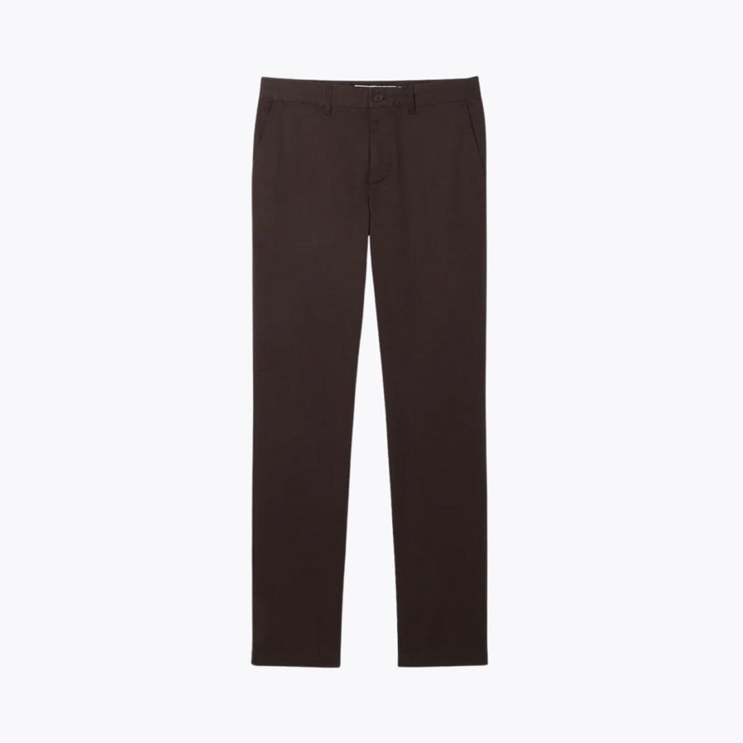 Lacoste Slim Fit Stretch Cotton Chino Pants LS Brown S