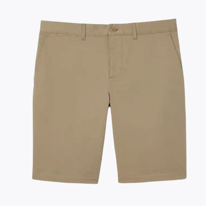 Lacoste Slim Fit Stretch Cotton Chino Shorts LS Beige S