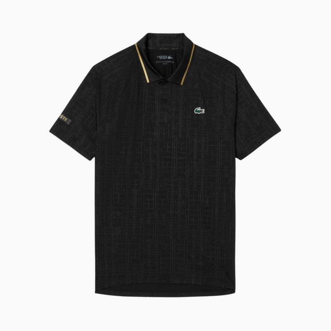 Lacoste Tennis On Court Polo Shirt LS Black S