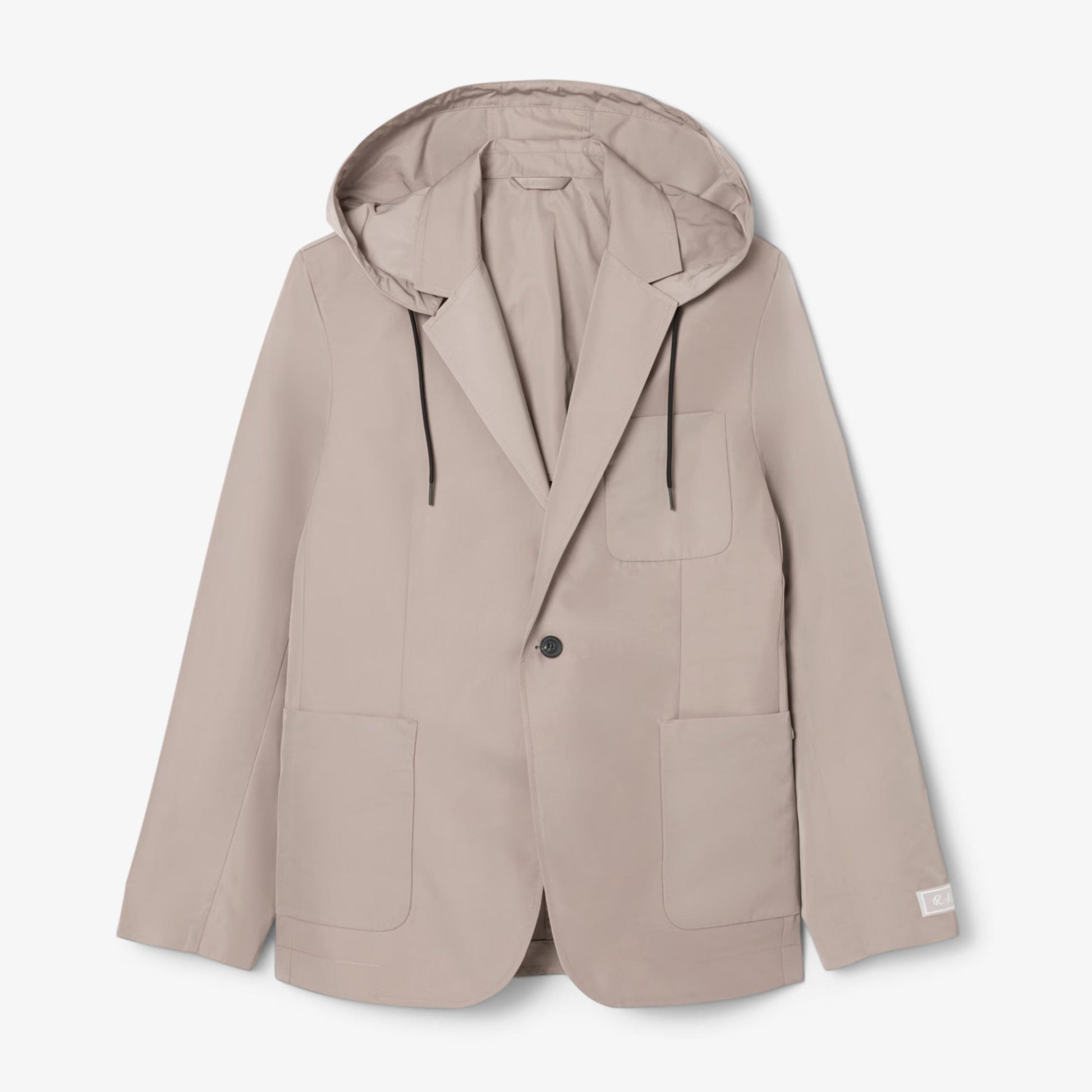 Lacoste Twill Blazer with Hood LS Grey S