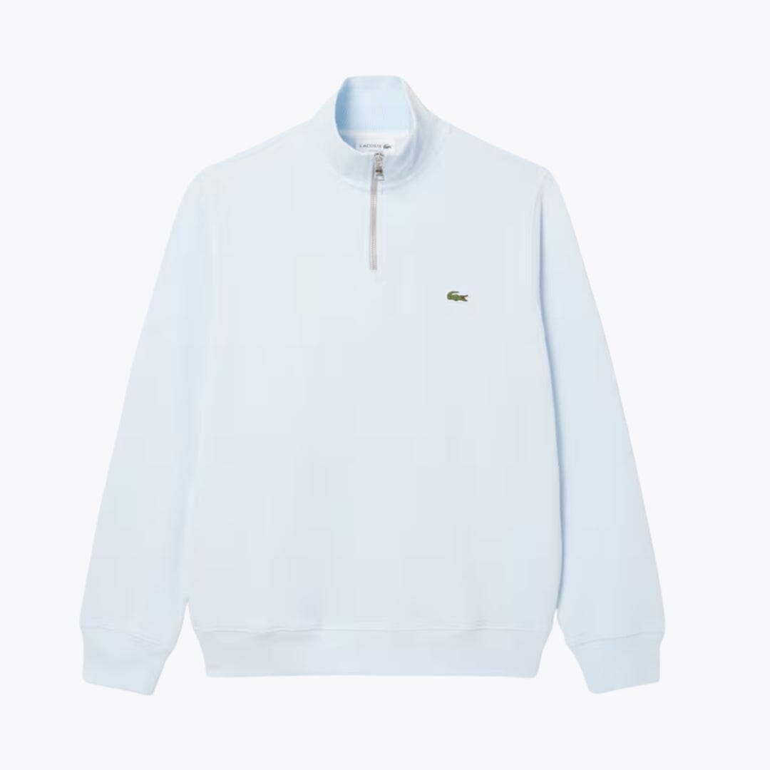 Lacoste Zip-Up High Neck Sweatshirt LS Light Blue S