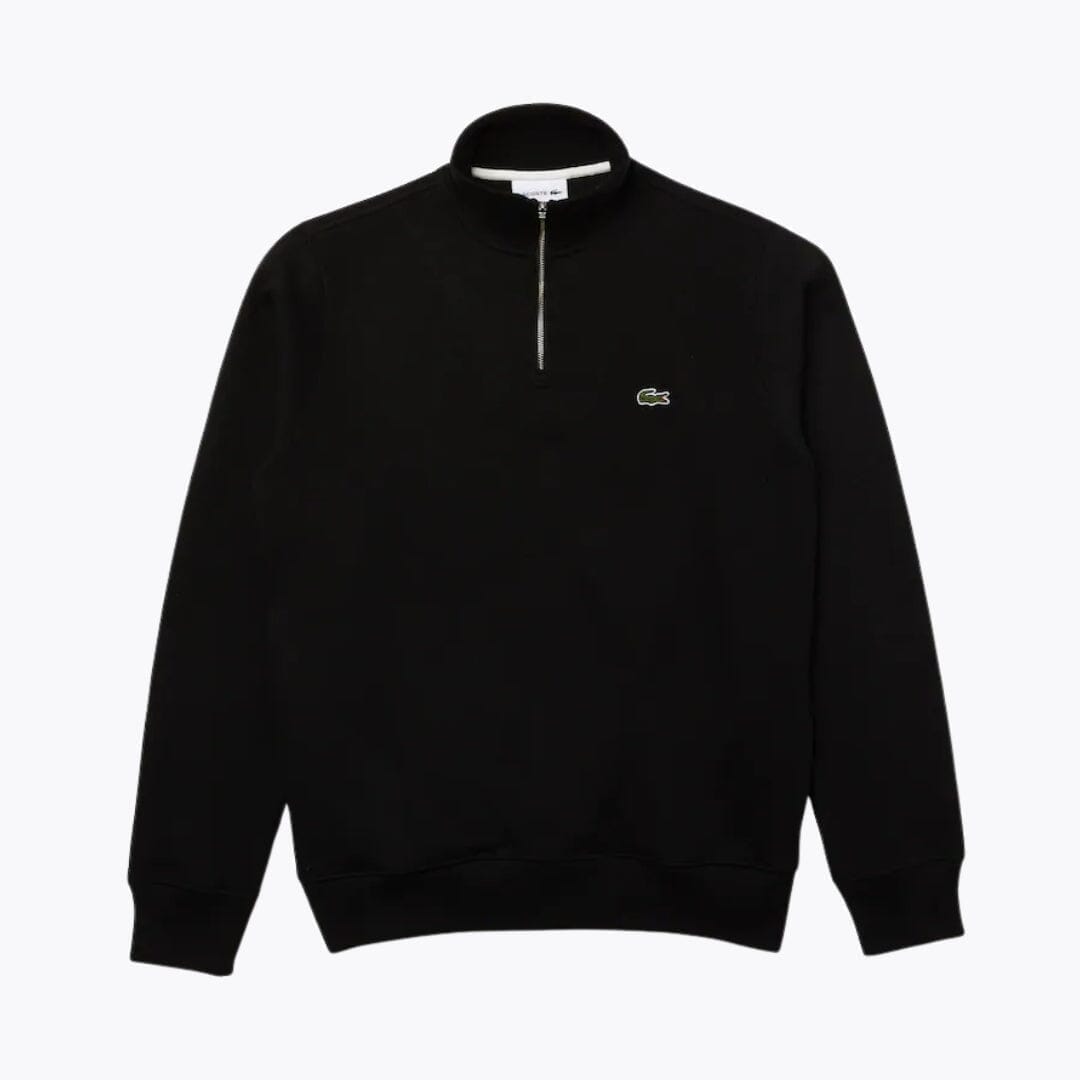 Lacoste Zip-Up High Neck Sweatshirt LS Noir S