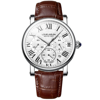 Poedagar Executive Classic LS Silver With Weather