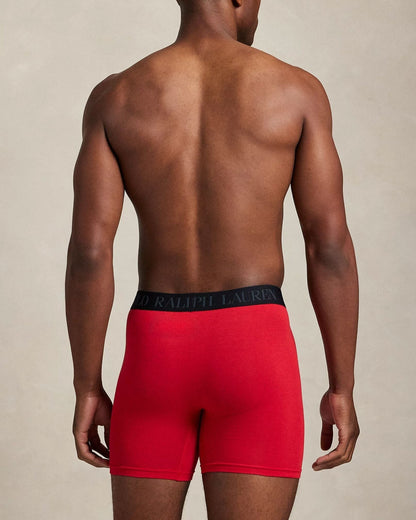 Ralph Lauren 4D-Flex Polo Bear Boxer Brief 3-Pack LS