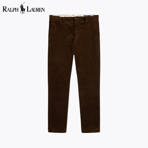 Ralph Lauren Andover Slim Fit Stretch Corduroy Pant LS Cooper Brown 28
