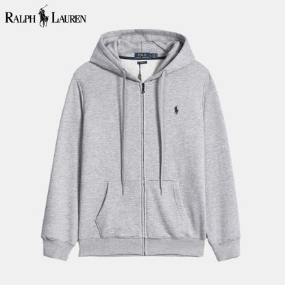 Ralph Lauren Classic Essential Cotton Hoodie LS Grey S