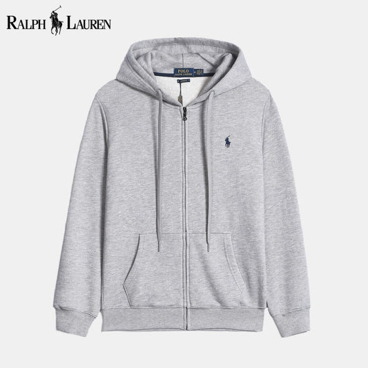 Ralph Lauren Classic Essential Cotton Hoodie LS Grey S