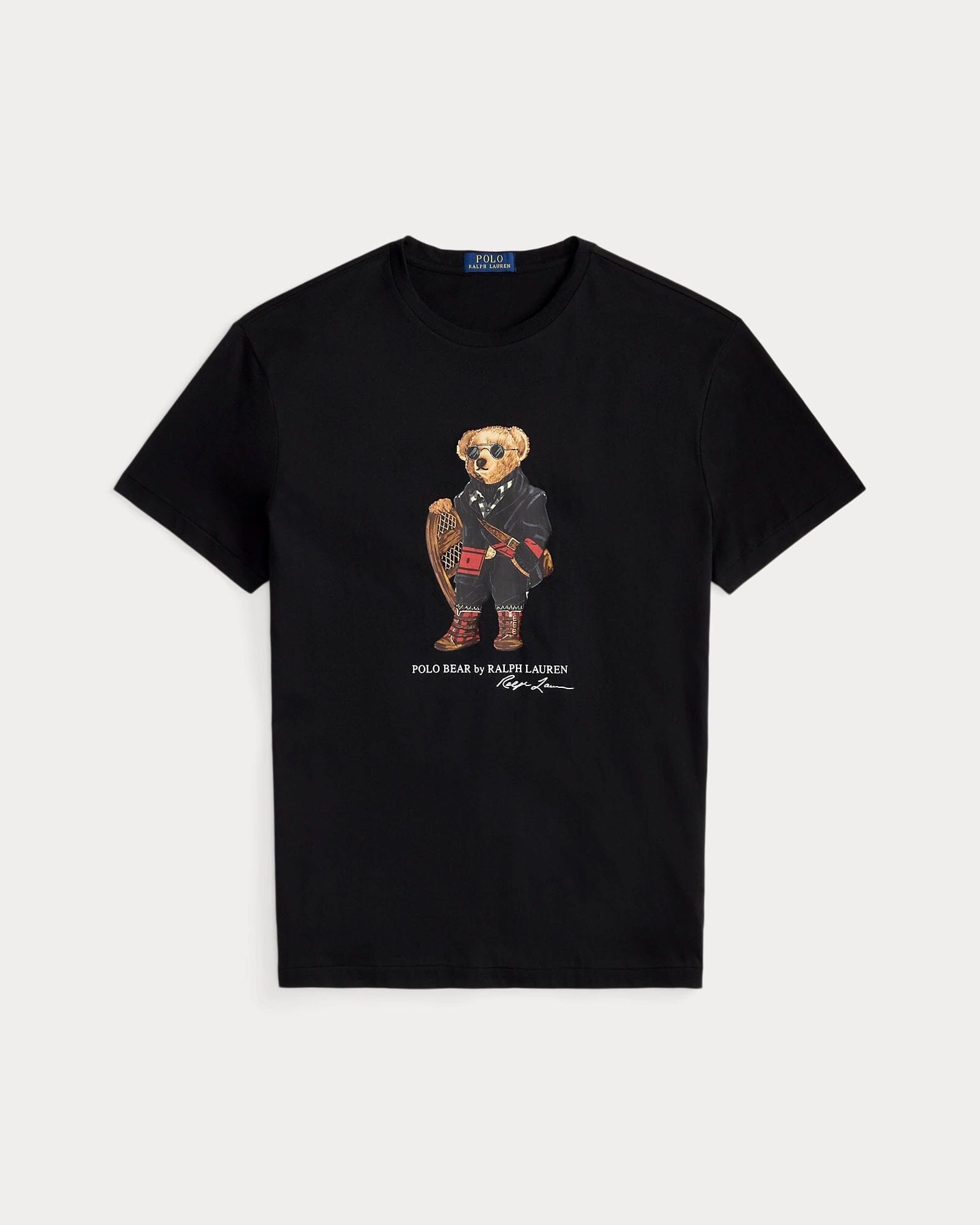Ralph Lauren Classic Fit Polo Bear Jersey T-Shirt LS Polo Black S