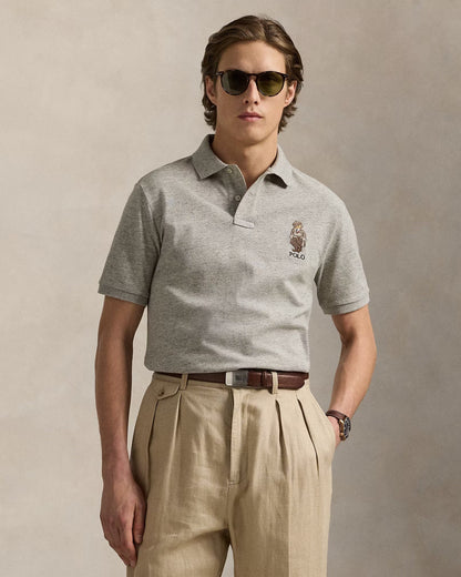 Ralph Lauren Classic Fit Polo Bear Mesh Polo Shirt LS