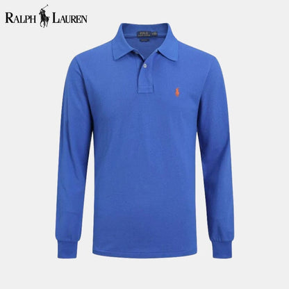 Ralph Lauren Long Slim Fit Dress Shirt LS Blue S