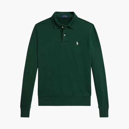 Ralph Lauren Loopback Fleece Collared Sweatshirt LS Vintage Pine S