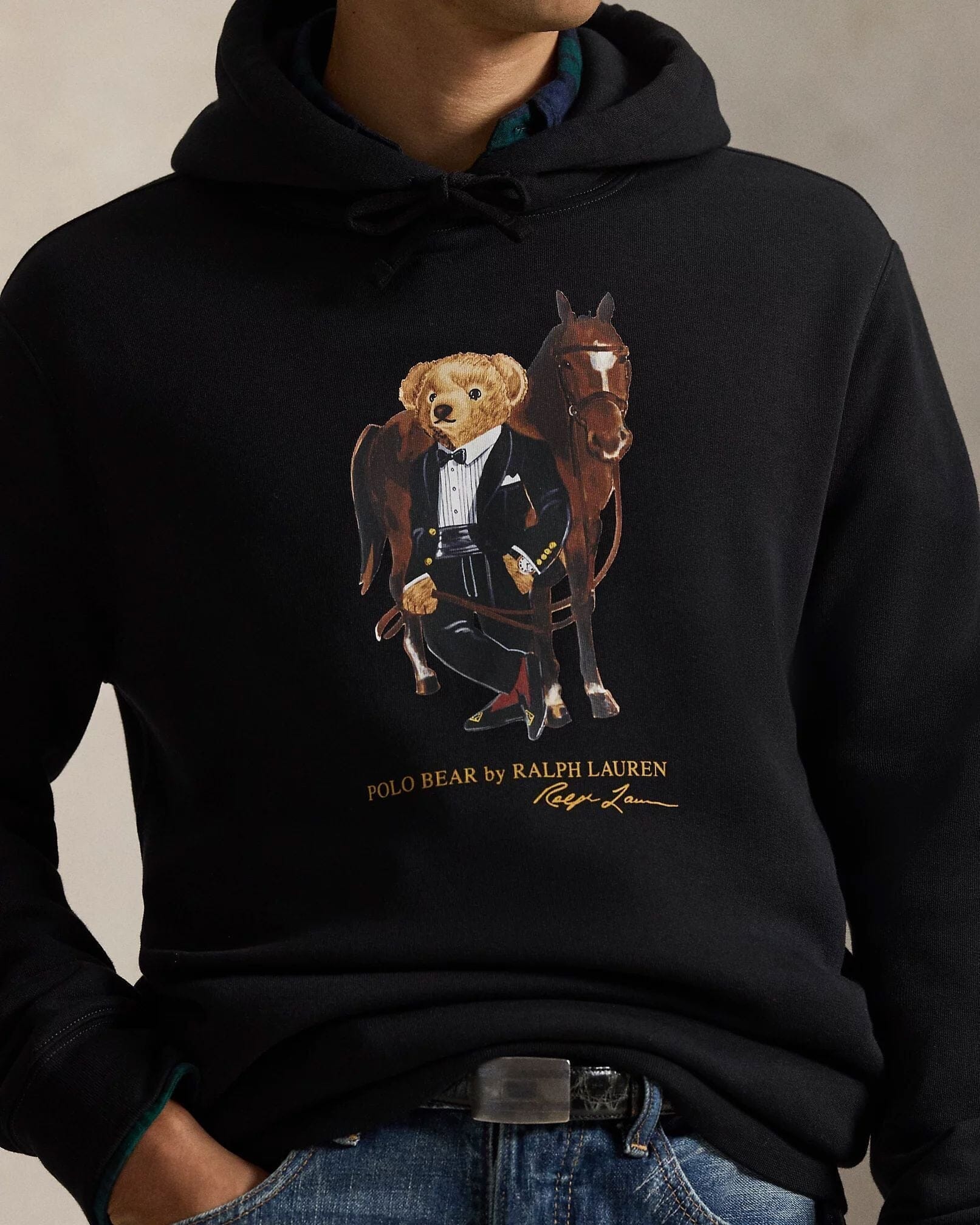 Ralph Lauren Polo Bear Fleece Hoodie LS