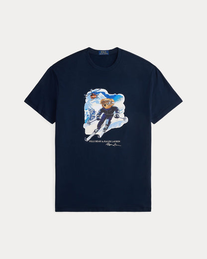 Ralph Lauren Polo Bear Jersey T-Shirt In A Classic Fit LS