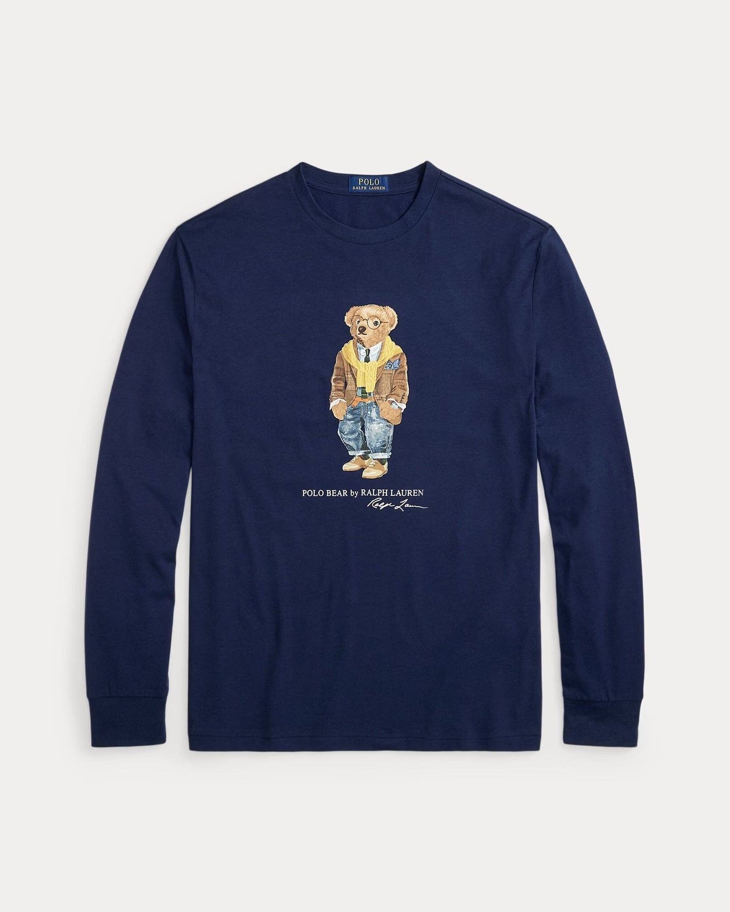 Ralph Lauren Polo Bear Jersey T-Shirt In A Classic Fit LS