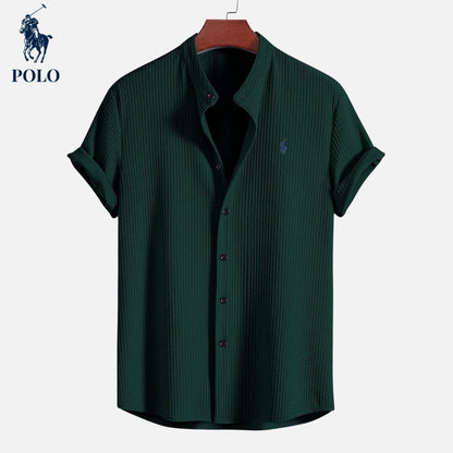 Ralph Lauren Polo Hampton Collar Shirt LS Dark Green S