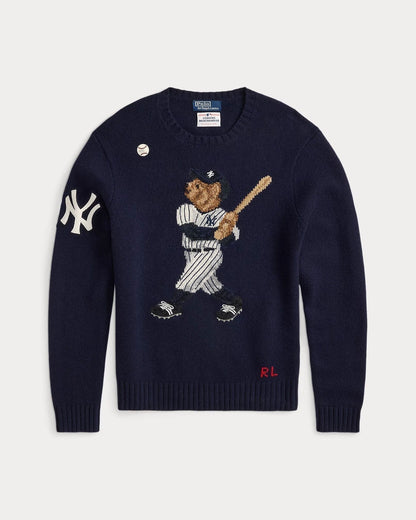 Ralph Lauren Polo Ralph Lauren Yankees Bear Sweater LS Bear-Marine Combination S