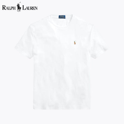 Ralph Lauren Soft Cotton Crewneck T-Shirt LS White S