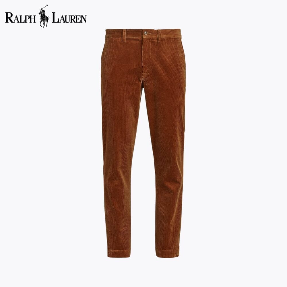 Ralph Lauren Straight Fit Stretch Corduroy Pant LS Golden Brown 28