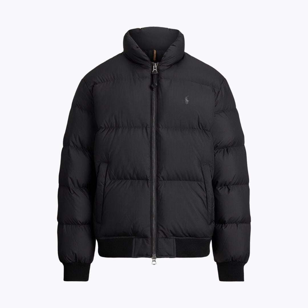 Ralph Lauren Textured Ripstop Down Jacket LS Polo Black S