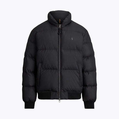 Ralph Lauren Textured Ripstop Down Jacket LS Polo Black S