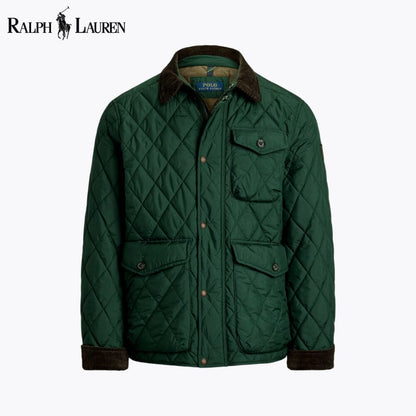 Ralph Lauren The Beaton Quilted Jacket LS Basic Forest S