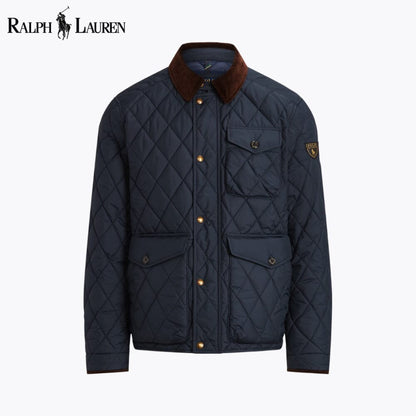 Ralph Lauren The Beaton Quilted Jacket LS Blue Navy S