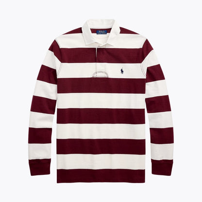 Ralph Lauren The Iconic Rugby Shirt LS Classic Wine/Cream S