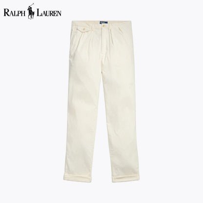 Ralph Lauren Whitman Relaxed Fit Corduroy Pant LS White 28