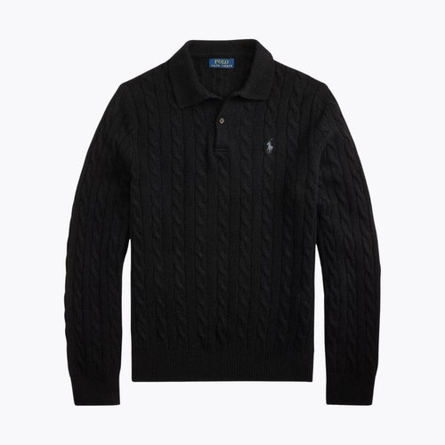 Ralph Lauren Wool–Cashmere Cable-Knit Jumper LS Black S