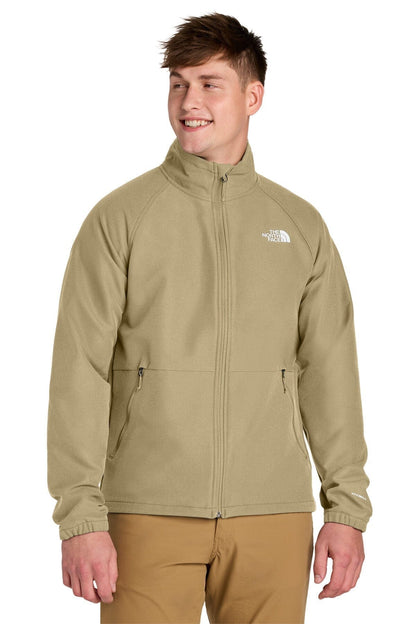 The North Face Barr Lake Soft Shell Jacket LS Khaki Stone Dark Heather S