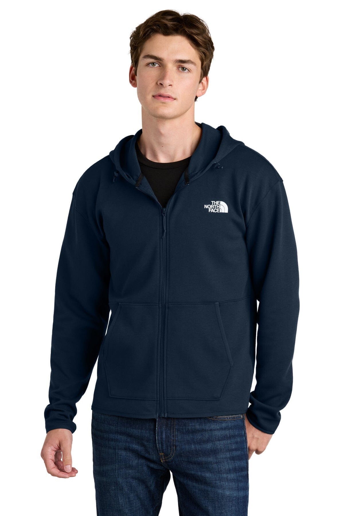 The North Face Double-Knit Full-Zip Hoodie LS Summit Navy S