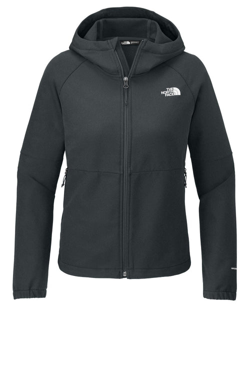 The North Face Women's Barr Lake Hooded Soft Shell Jacket LS Asphalt Grey Dark Heather S