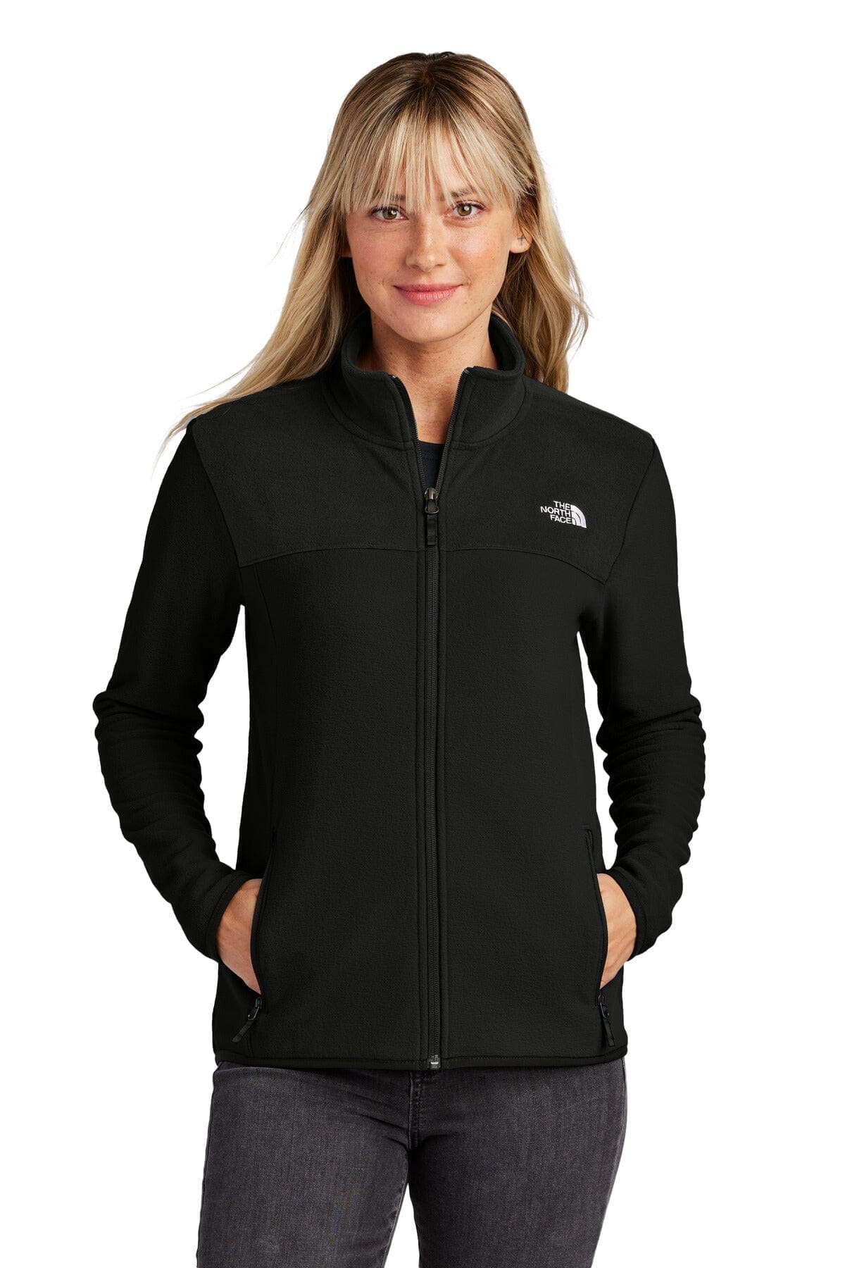 The North Face Women's Glacier Full-Zip Fleece Jacket LS Black S