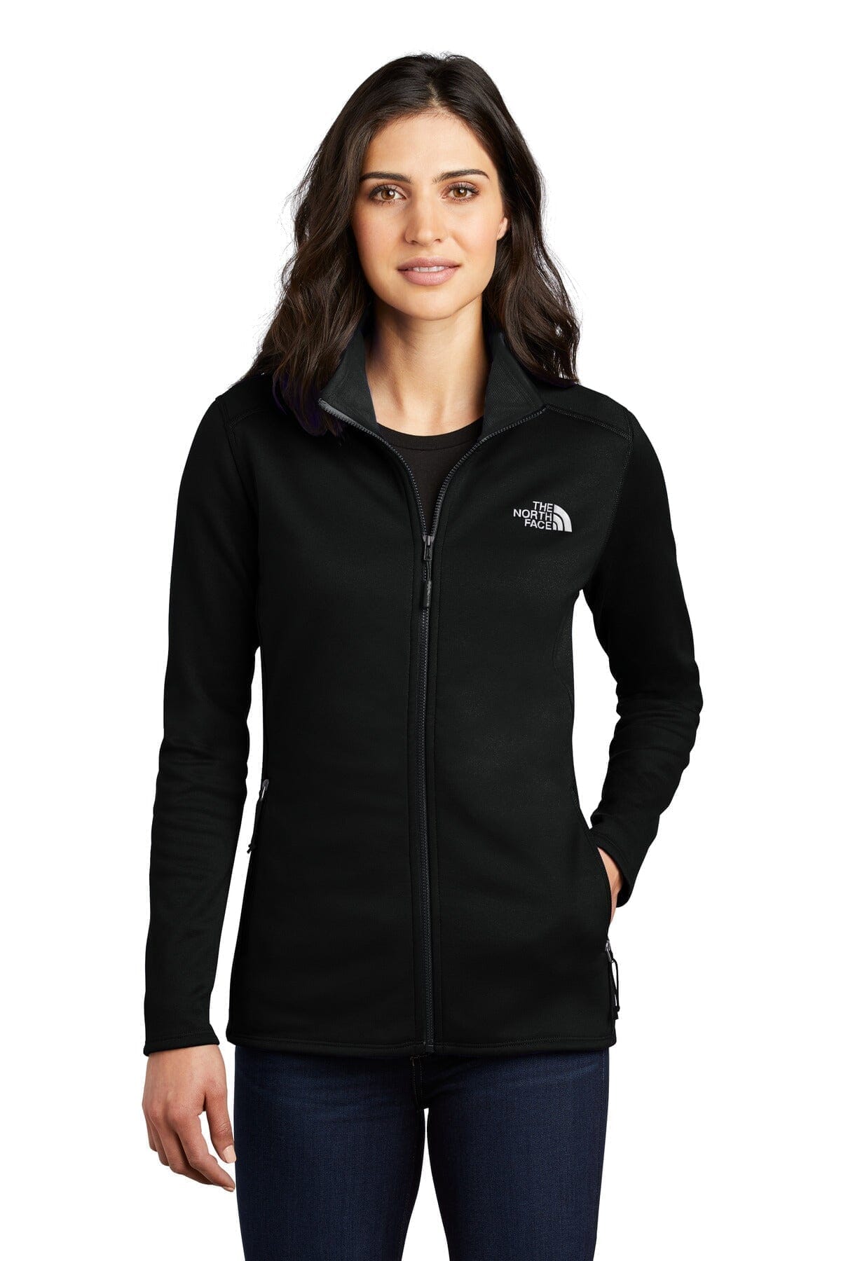 The North Face Women's Skyline Full-Zip Fleece Jacket LS Black S