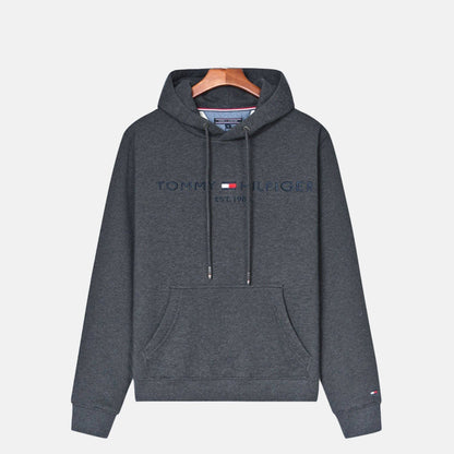 Tommy Hilfiger Premium Cotton Hoodie LS Dark Gray S